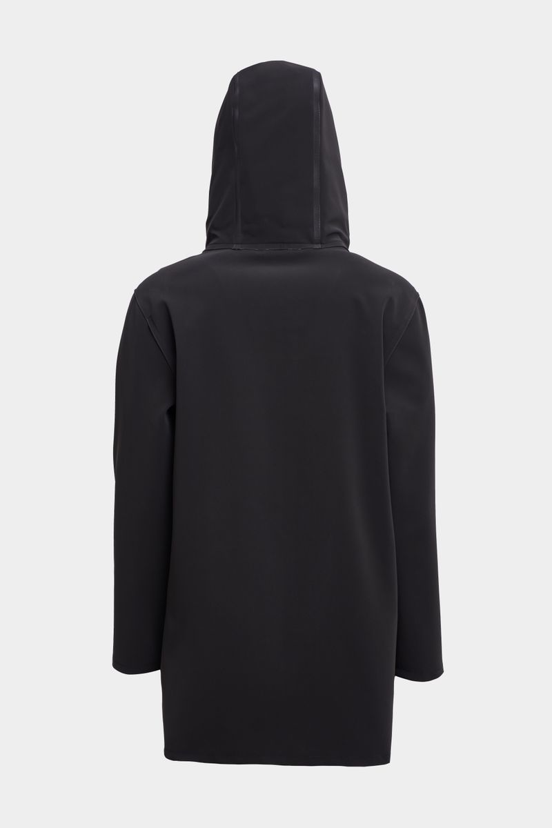 stutterheim Stockholm Matte Raincoat Black