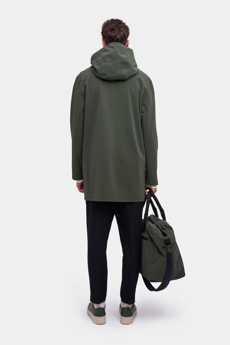Stutterheim Stockholm Matte Raincoat Dark Green