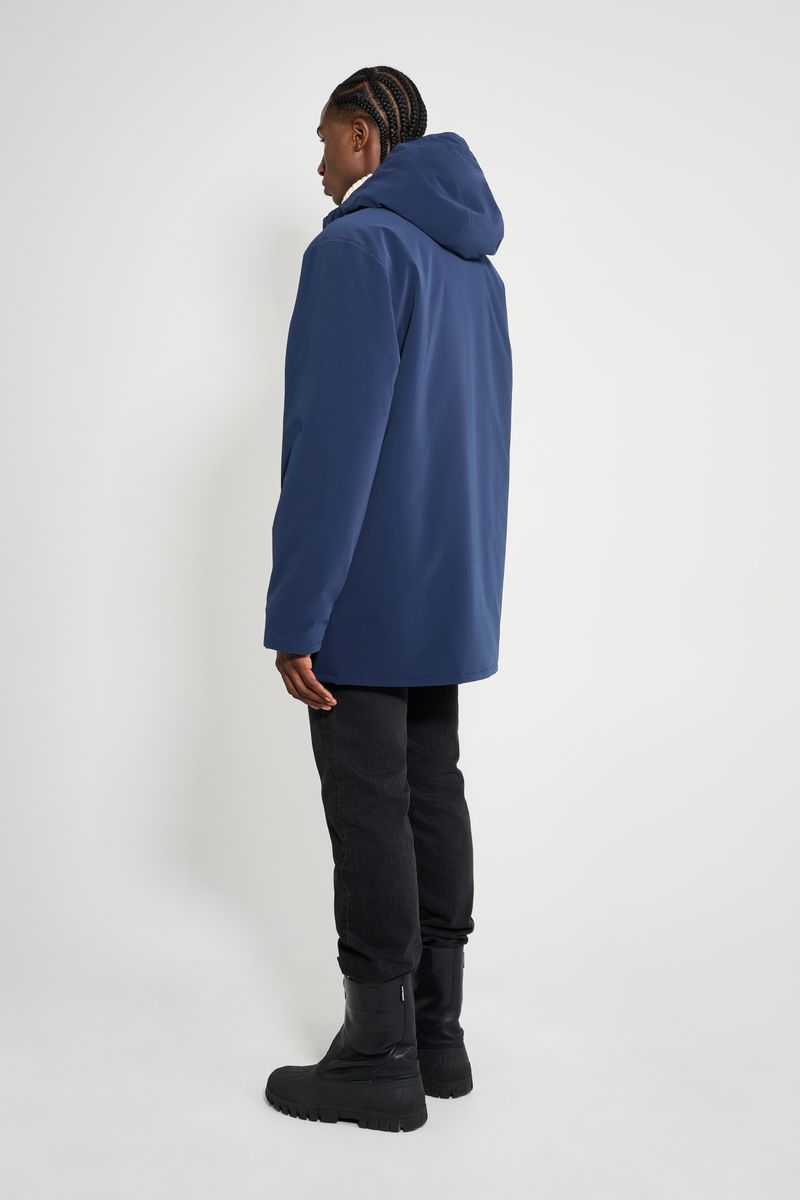 Stutterheim Stockholm Matte Winter Coat Navy