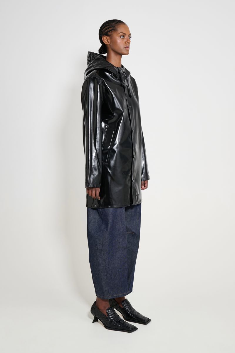 Stutterheim Stockholm Opal Raincoat Black