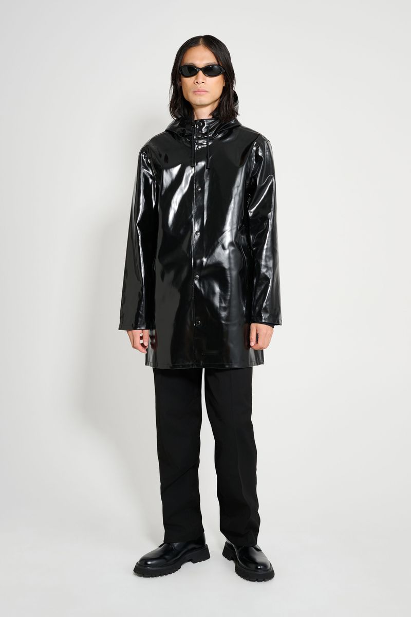 Stutterheim Stockholm Opal Raincoat Black