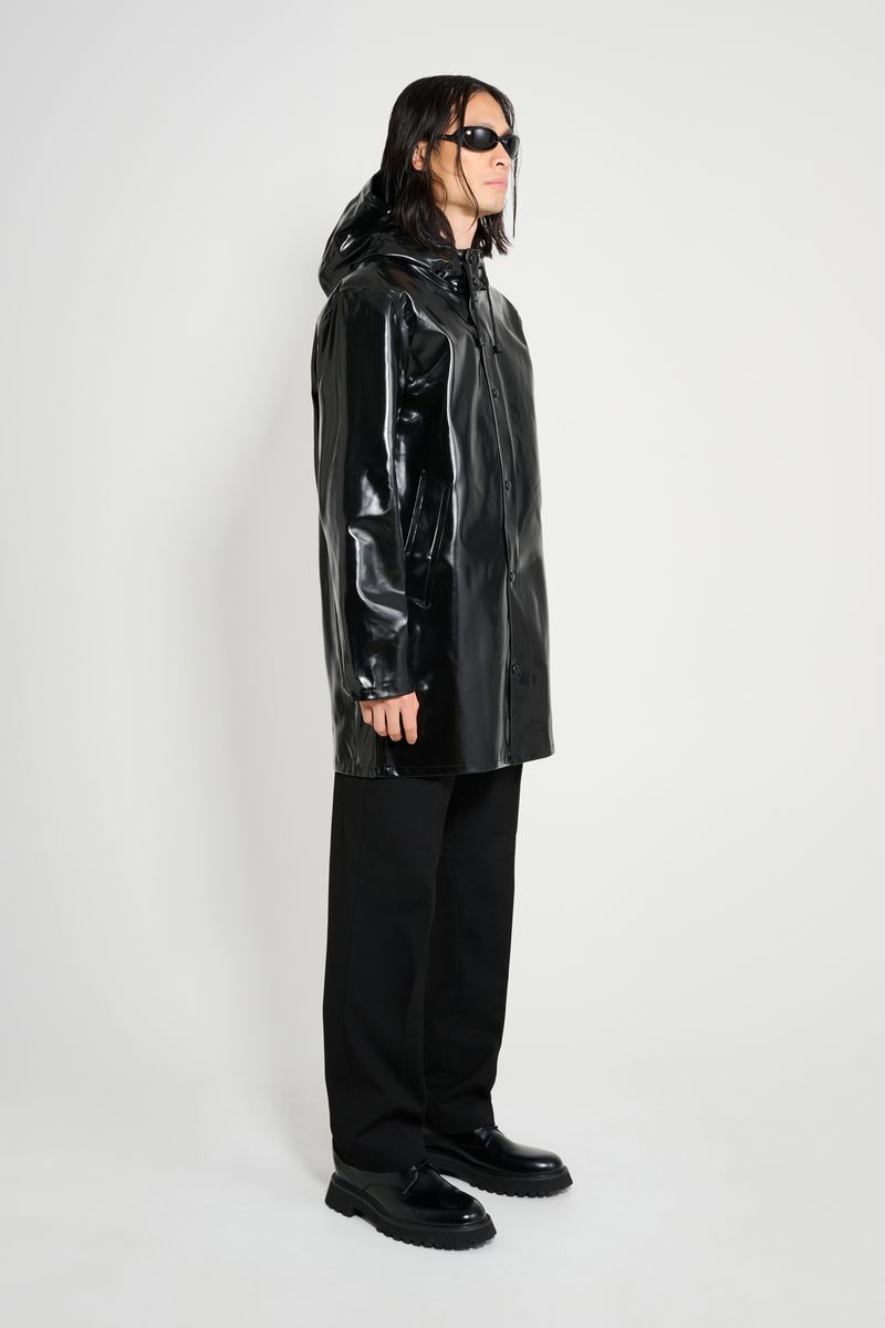Stutterheim Stockholm Opal Raincoat Black