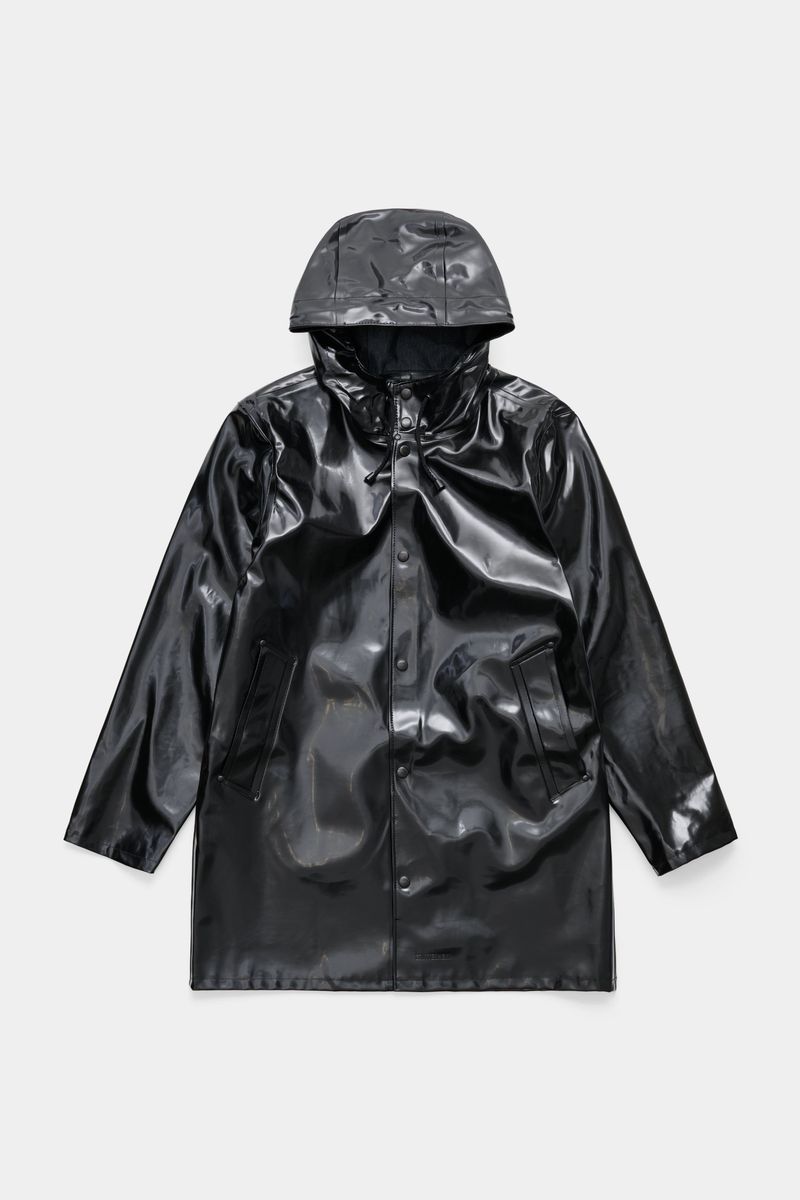 stutterheim Stockholm Opal Raincoat Black