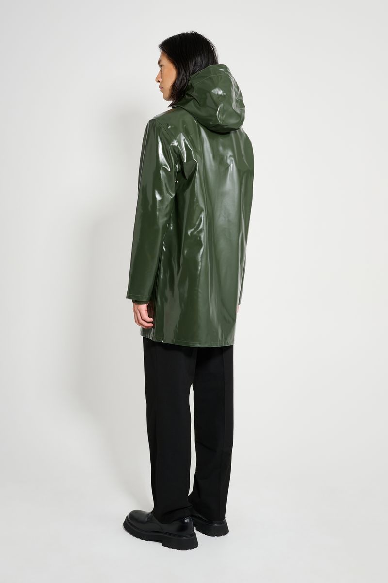 Stutterheim Stockholm Opal Raincoat Green