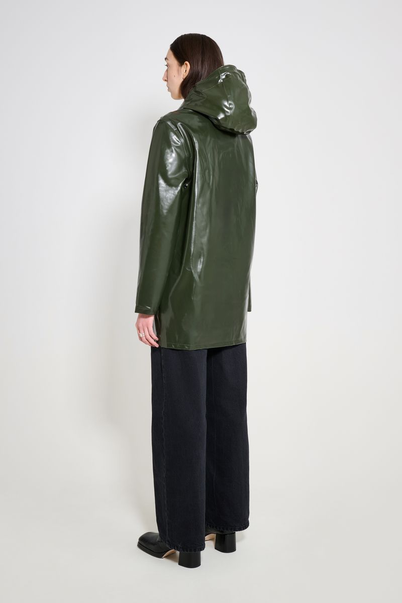 Stutterheim Stockholm Opal Raincoat Green