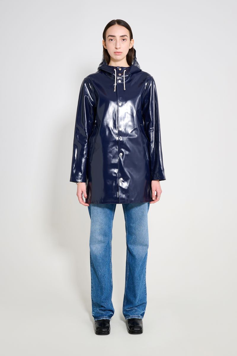 Stutterheim Stockholm Opal Raincoat Navy