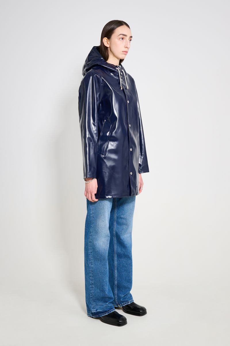 Stutterheim Stockholm Opal Raincoat Navy
