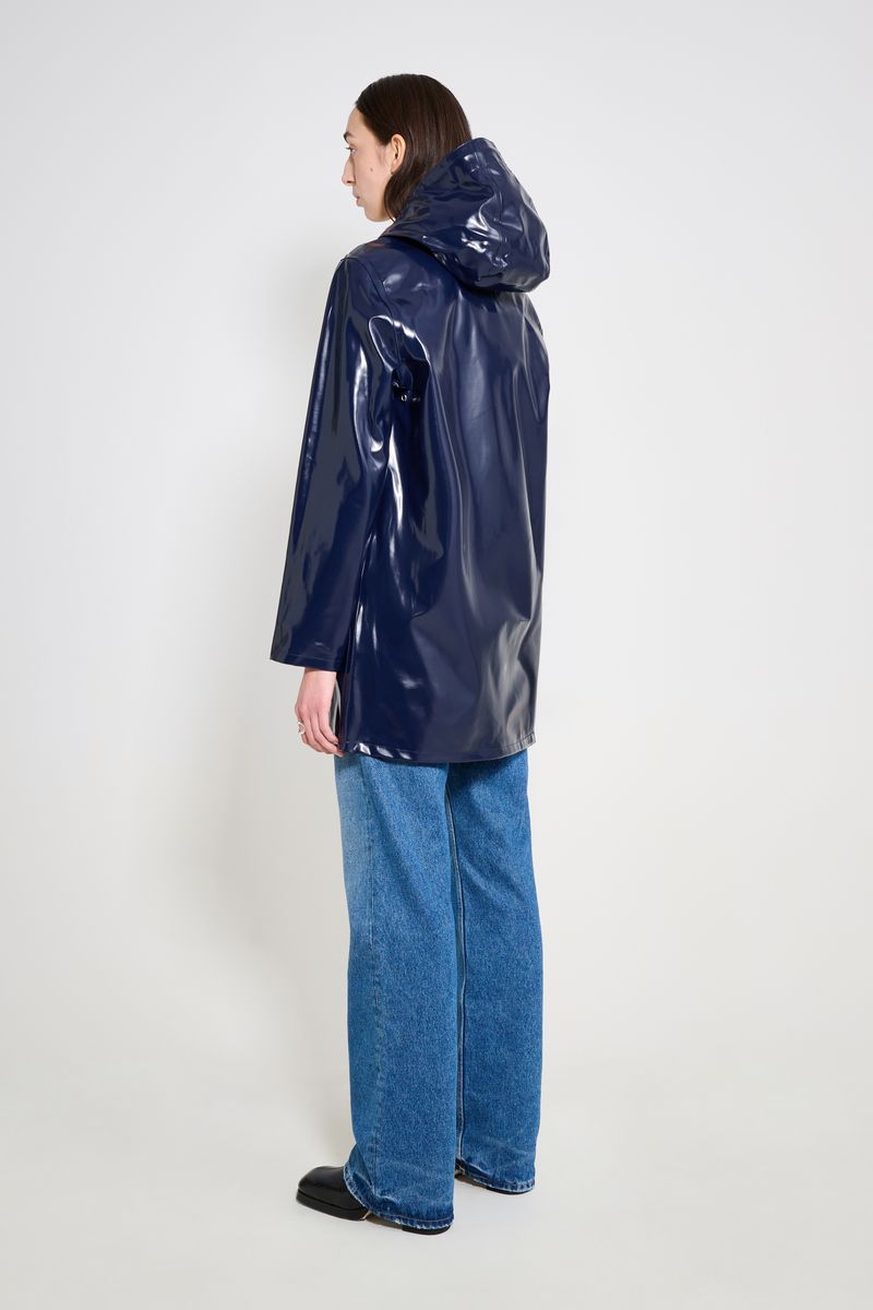 Stutterheim Stockholm Opal Raincoat Navy