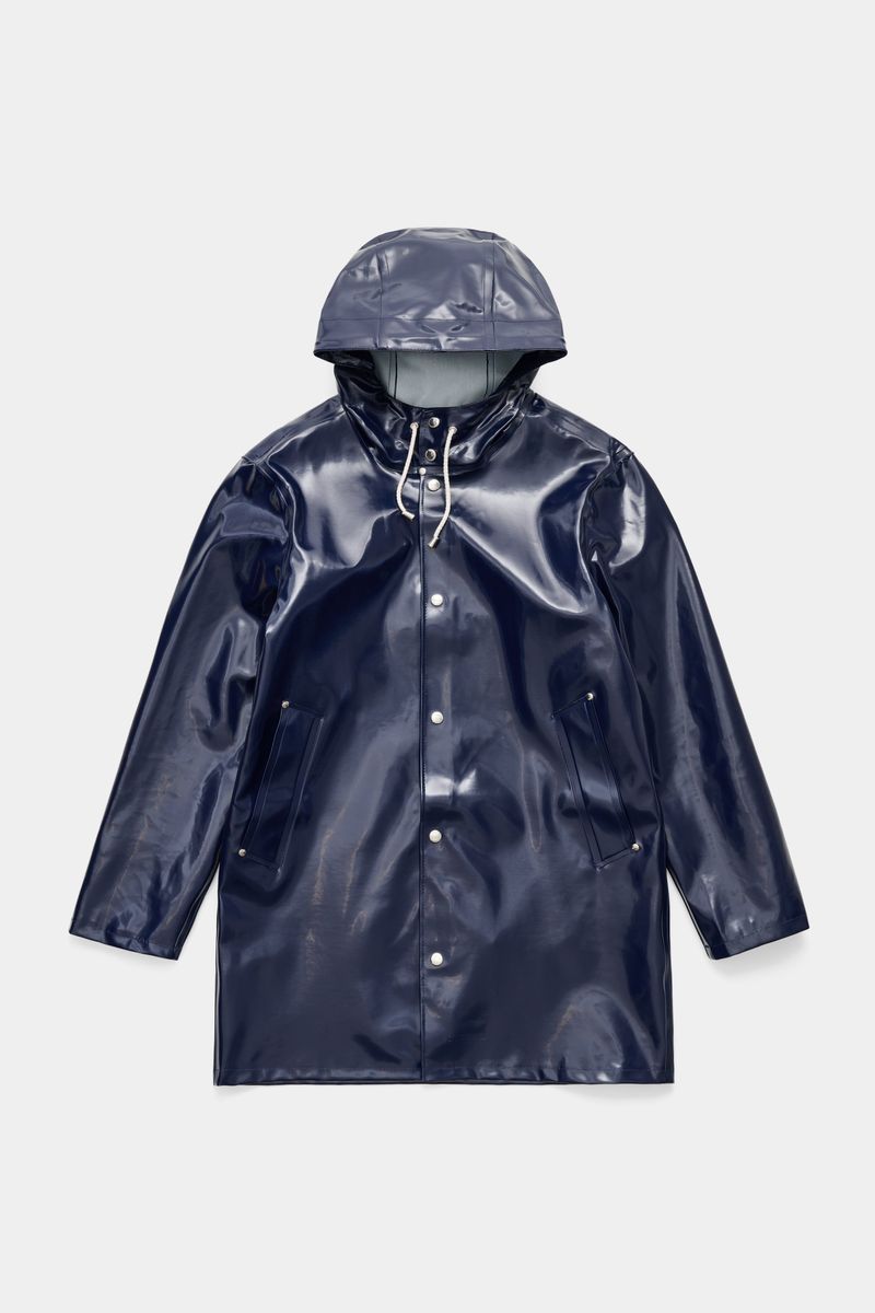 stutterheim Stockholm Opal Raincoat Navy