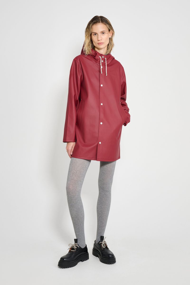 Stutterheim Stockholm Original Raincoat Burgundy