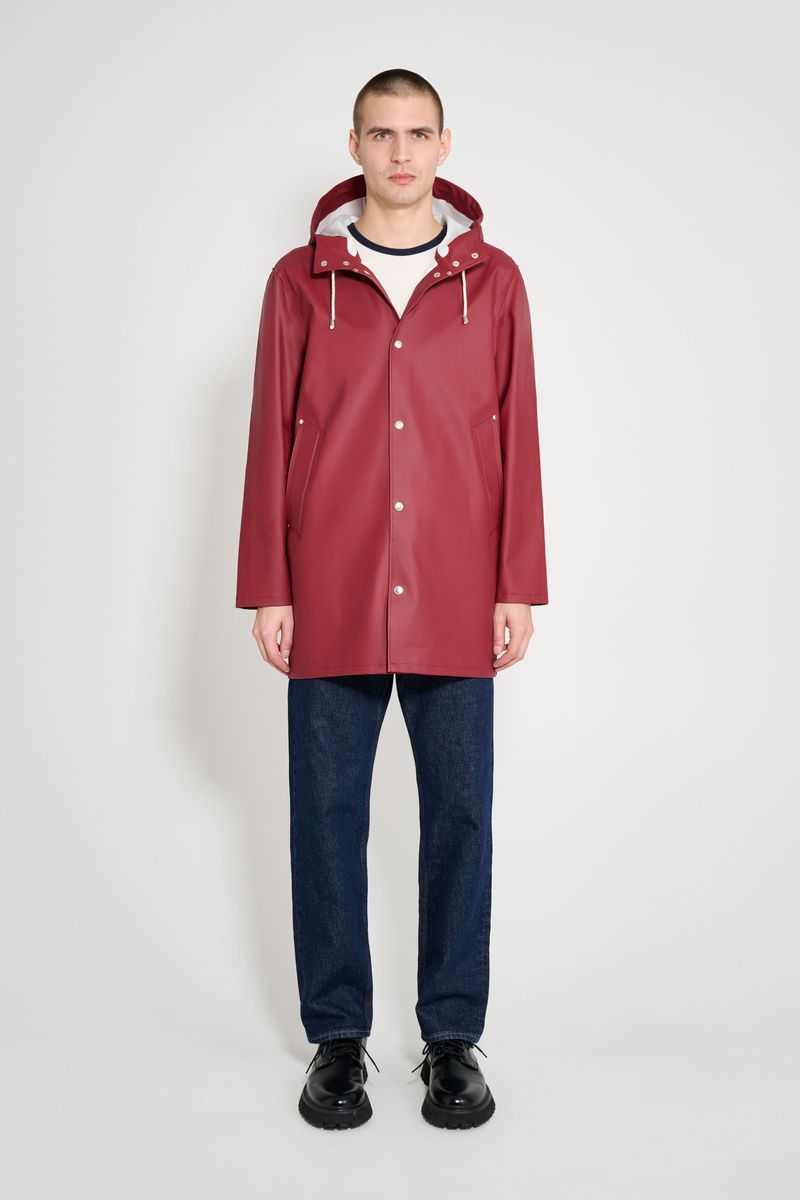 Stutterheim Stockholm Original Raincoat Burgundy