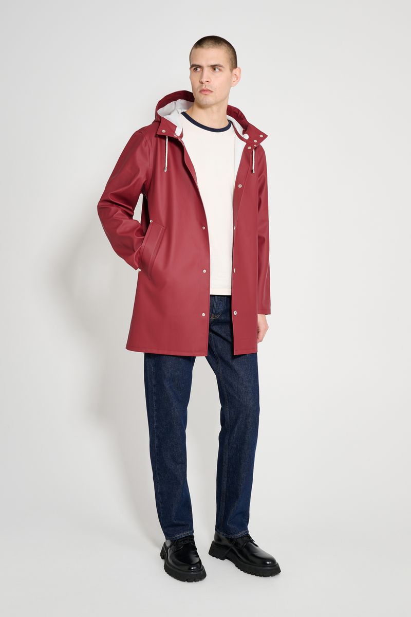 Stutterheim Stockholm Original Raincoat Burgundy