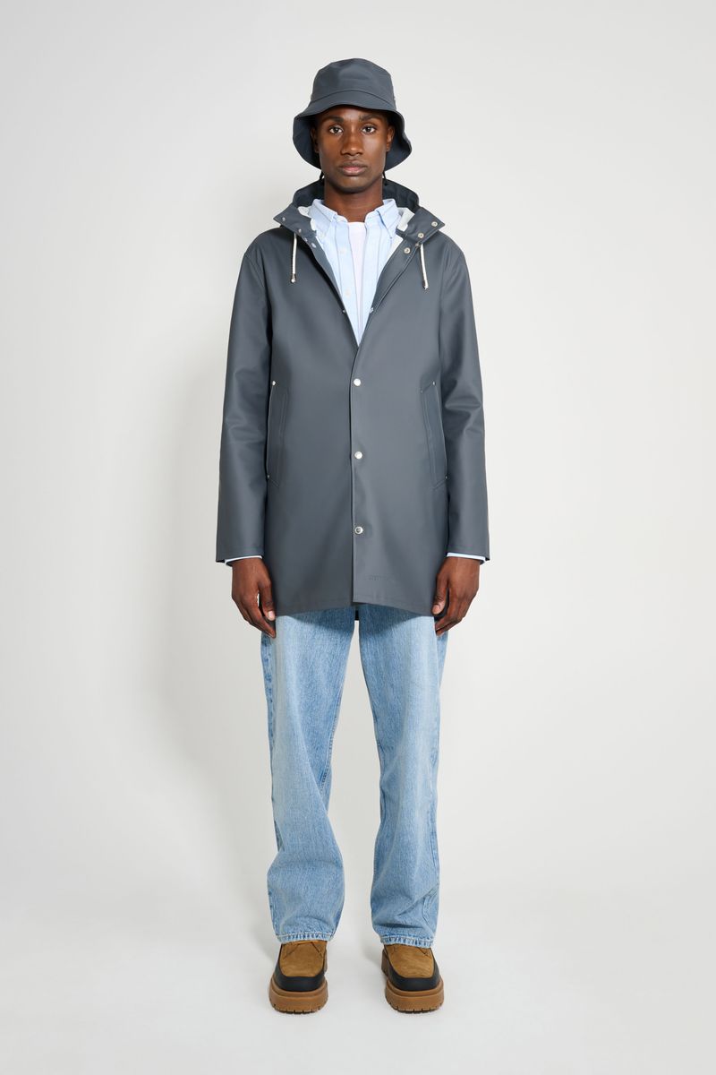 Stutterheim Stockholm Original Raincoat Charcoal