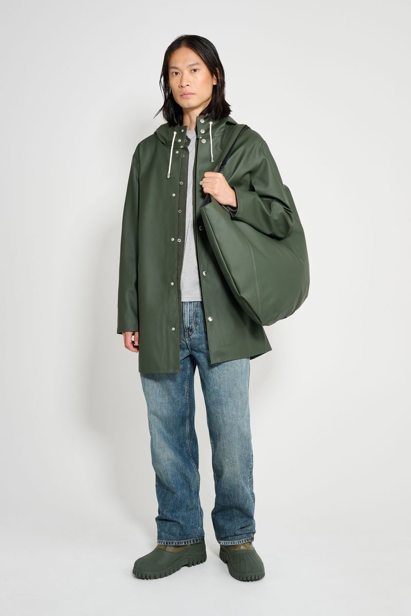 Stutterheim Stockholm Original Raincoat Green