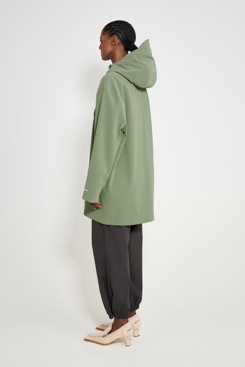 Stutterheim Stockholm Patch Raincoat Dry Green