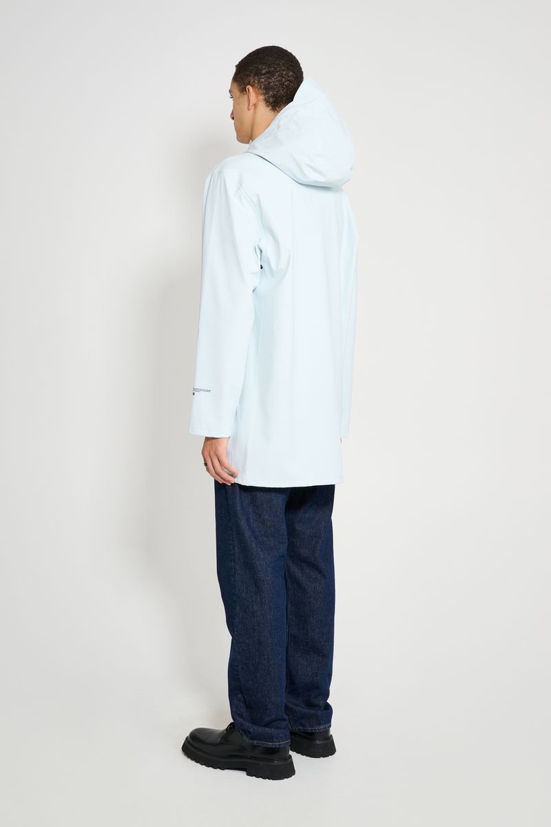 Stutterheim Stockholm Patch Raincoat Frost Grey