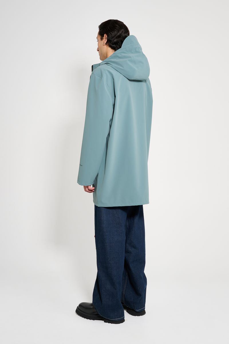 Stutterheim Stockholm Patch Raincoat Moon Rock