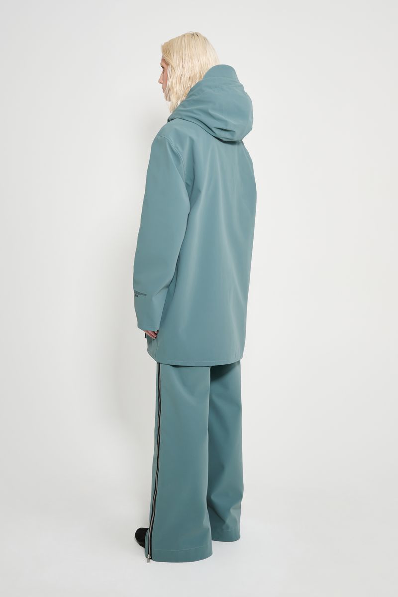 Stutterheim Stockholm Patch Raincoat Moon Rock