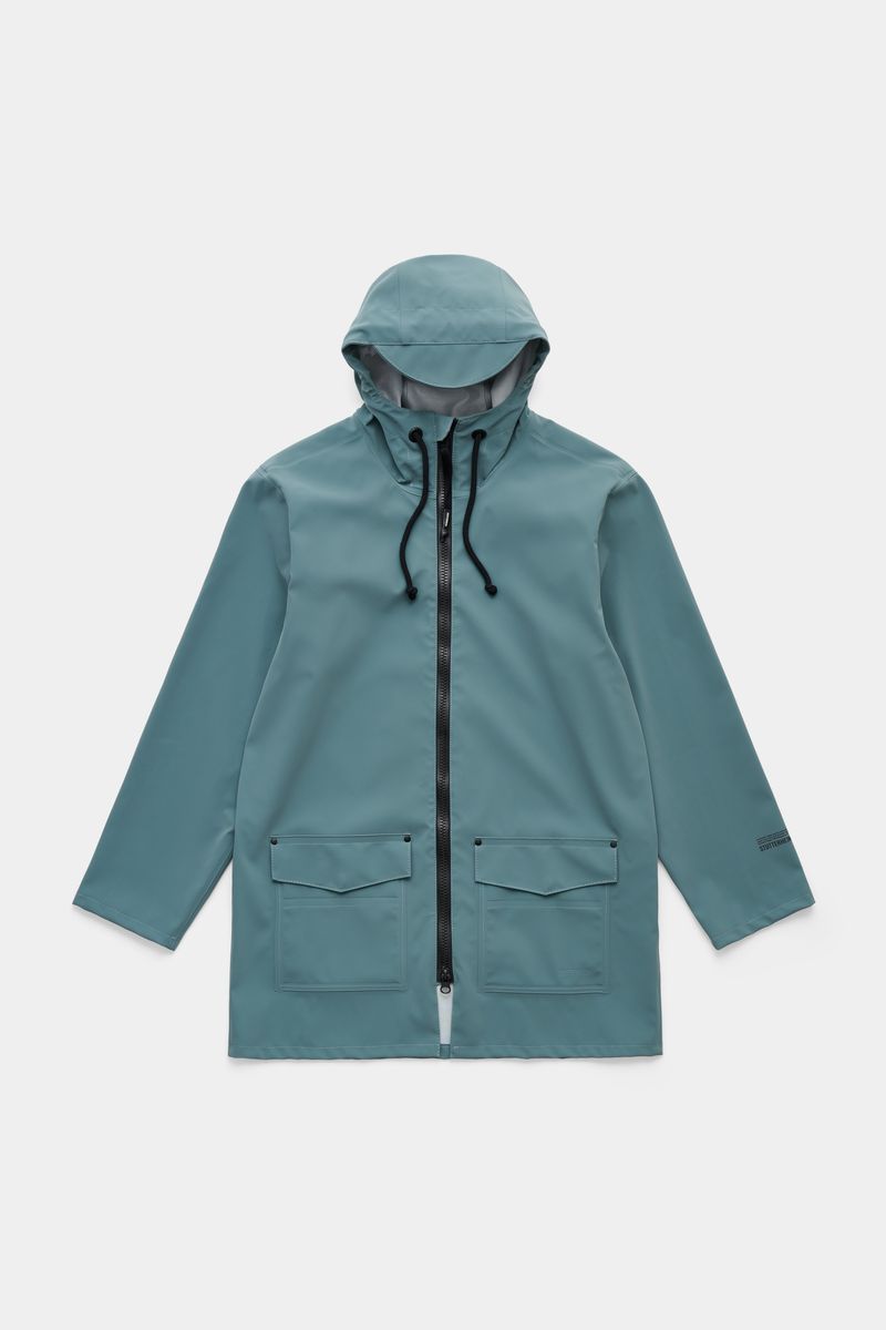 stutterheim Stockholm Patch Raincoat Moon Rock