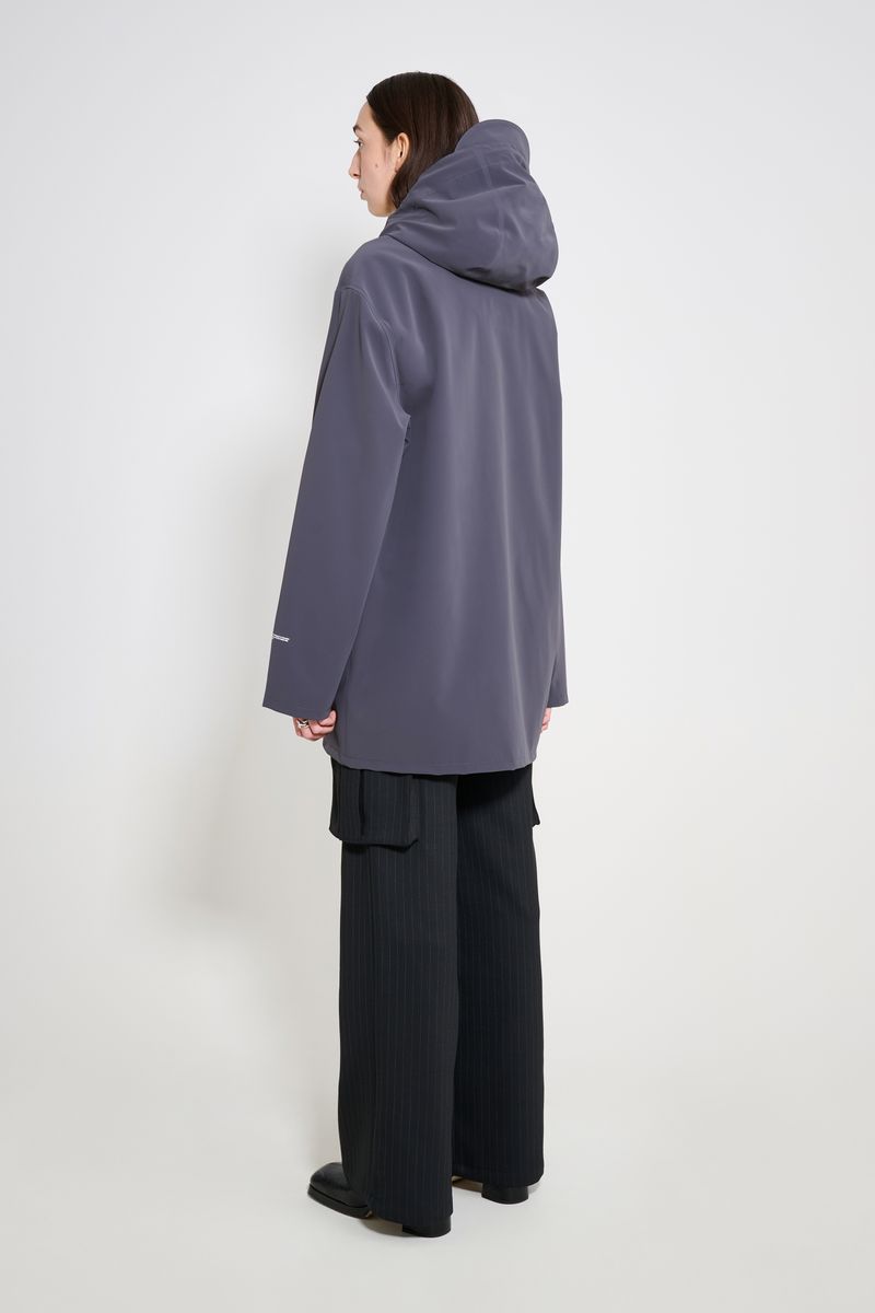Stutterheim Stockholm Patch Raincoat Mystic Blue