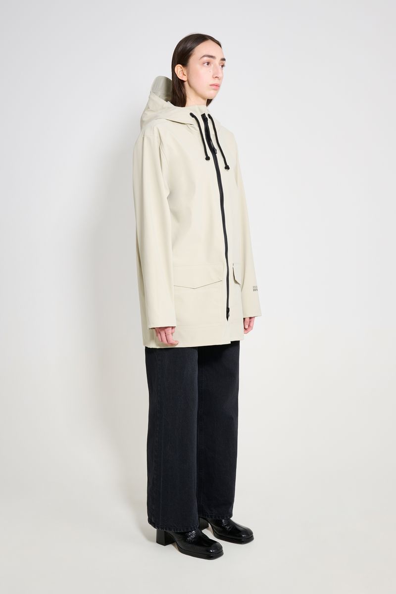 Stutterheim Stockholm Patch Raincoat Pelican