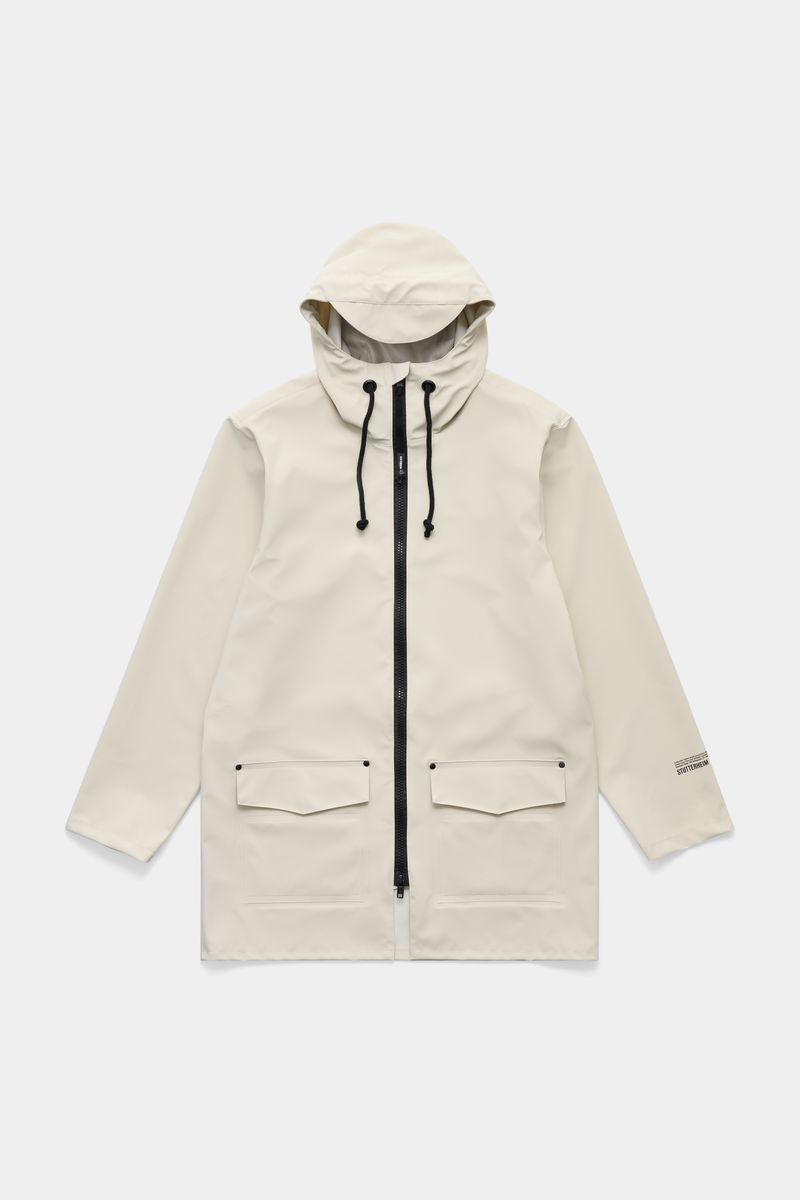 stutterheim Stockholm Patch Raincoat Pelican