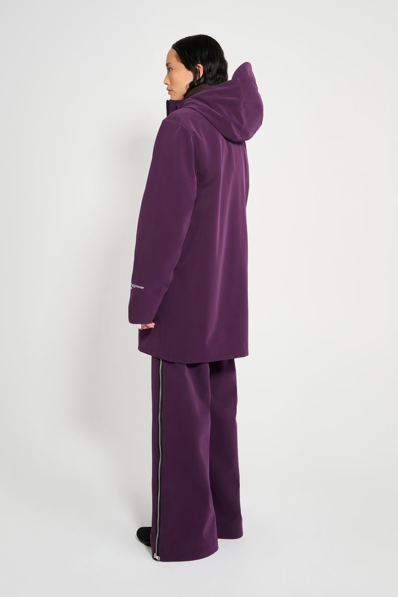 Stutterheim Stockholm Patch Raincoat Purple Haze
