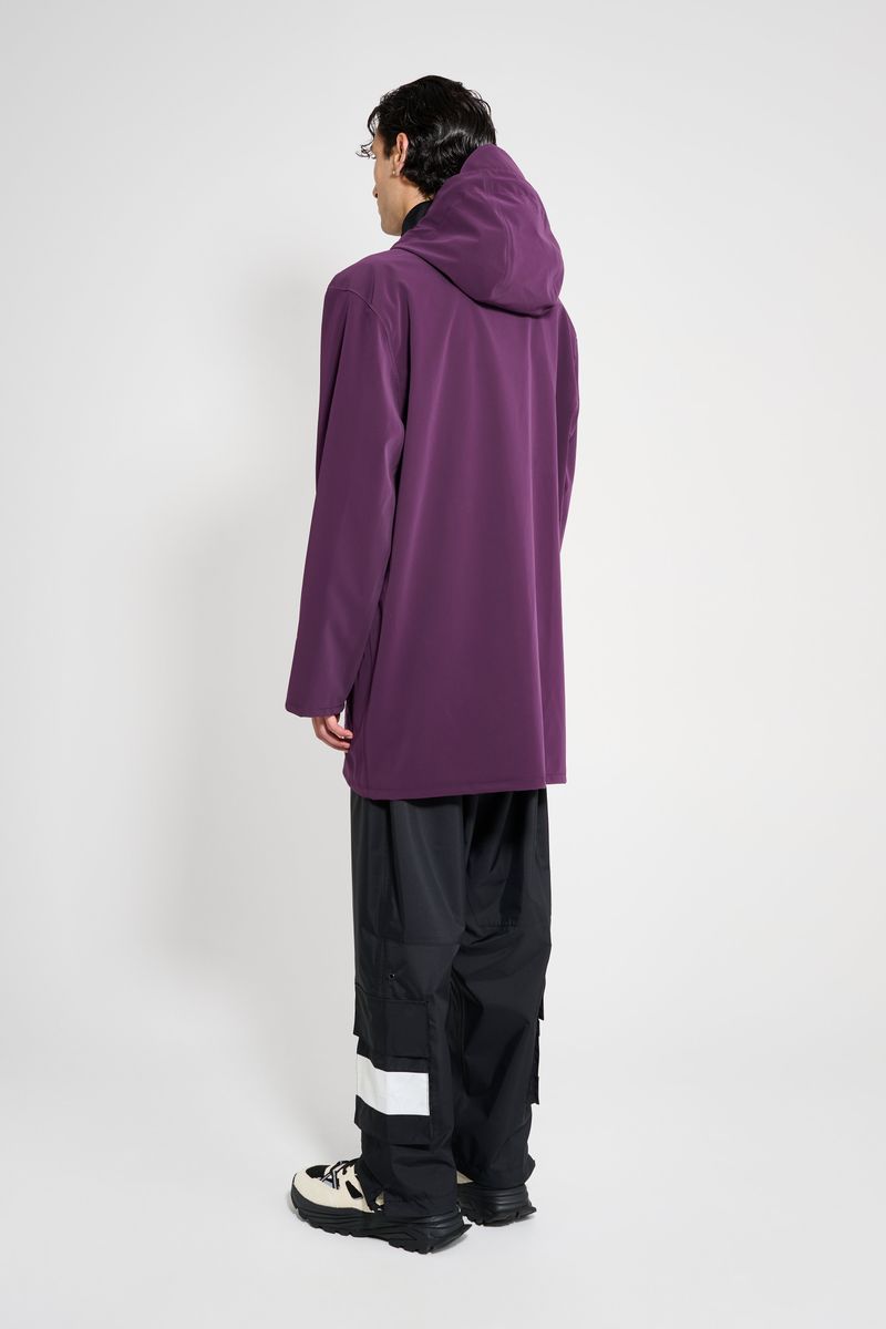 Stutterheim Stockholm Patch Raincoat Purple Haze