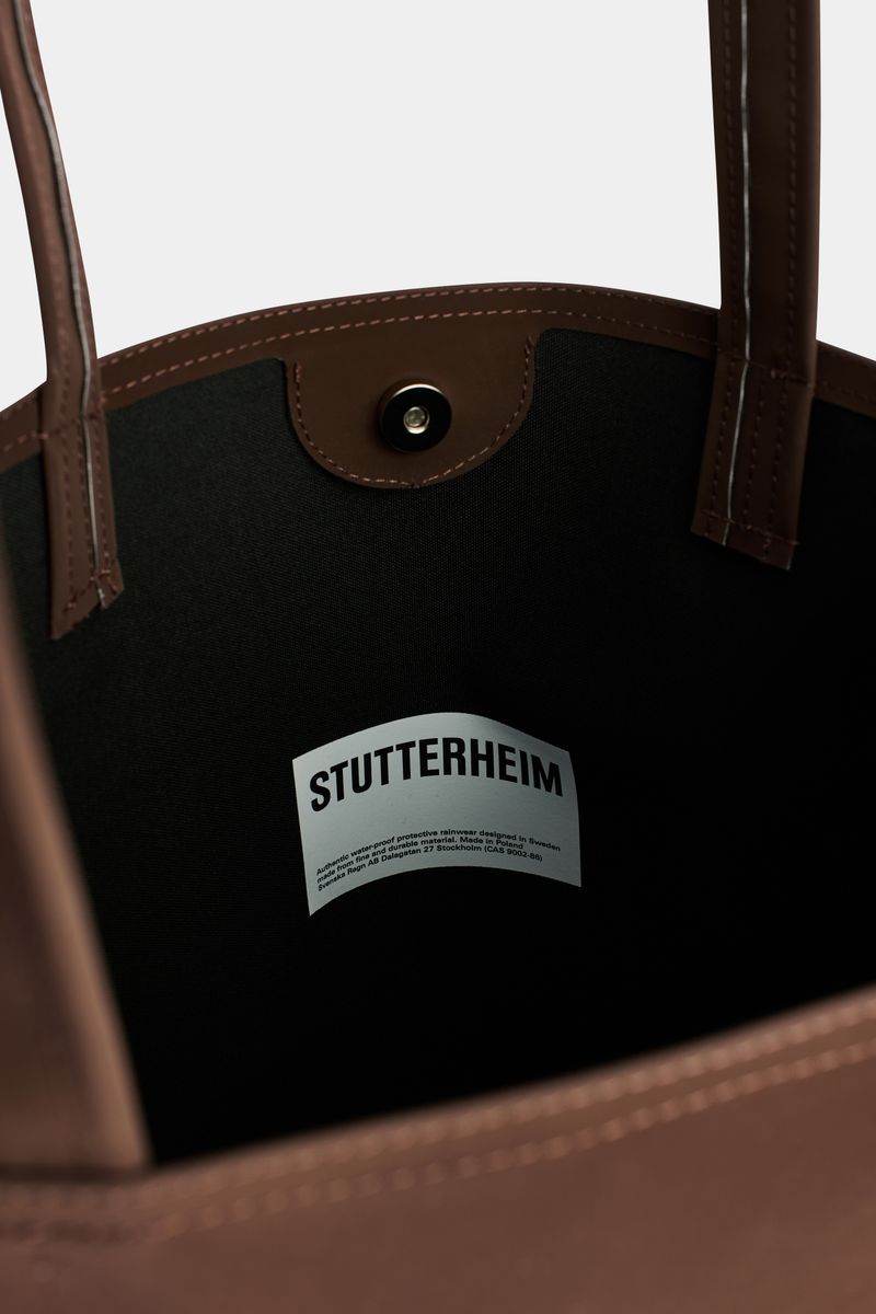 stutterheim Stylist Bag Matte Dark Brown
