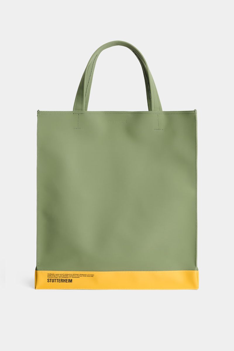 Stutterheim Stylist Bag Matte Dry Green/Warm Honey