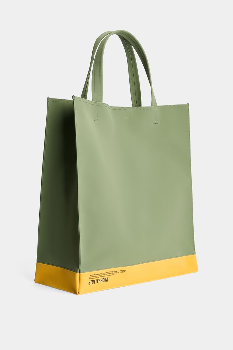 stutterheim Stylist Bag Matte Dry Green/Warm Honey