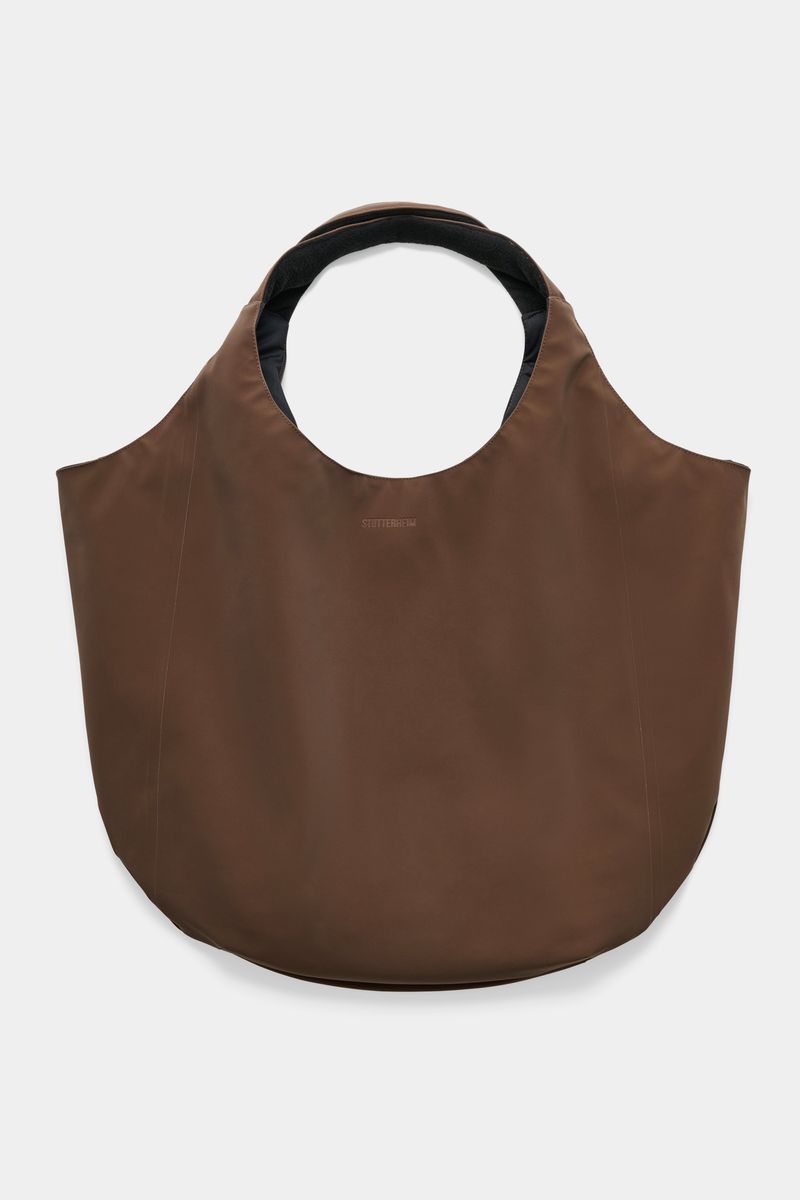 Stutterheim Svea Puffer Bag Matte Dark Brown