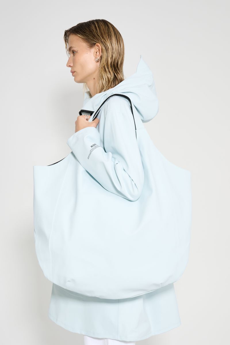 Stutterheim Svea Puffer Bag Matte Frost Grey
