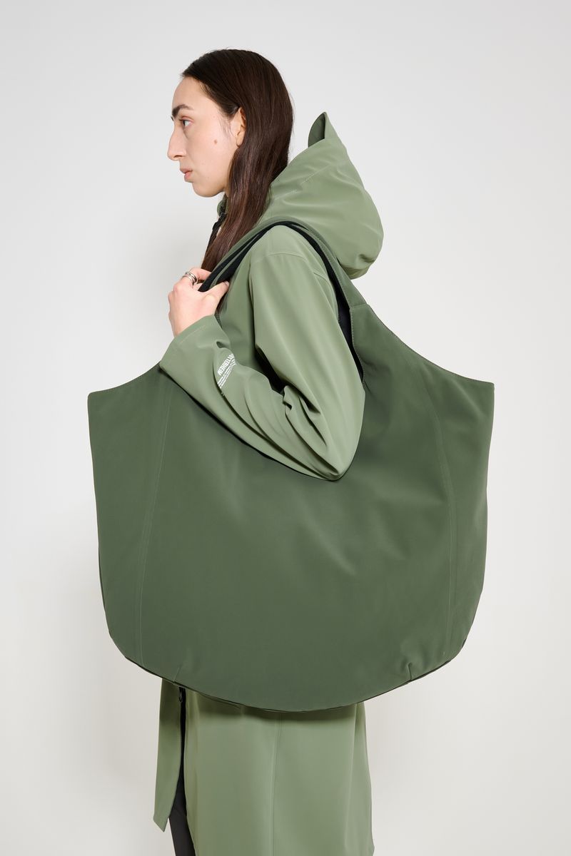 Stutterheim Svea Puffer Bag Matte Green