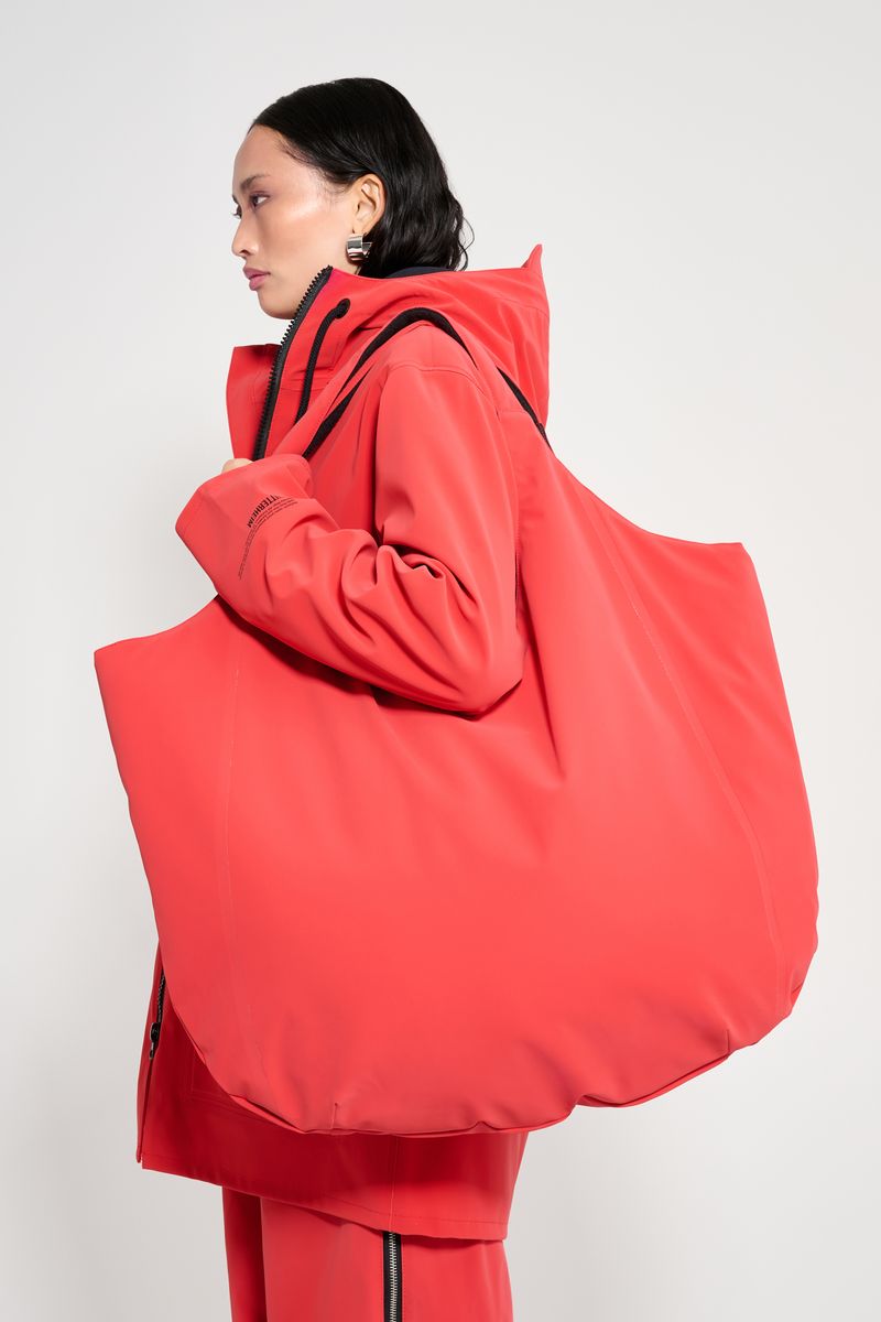 Stutterheim Svea Puffer Bag Matte Washed Red