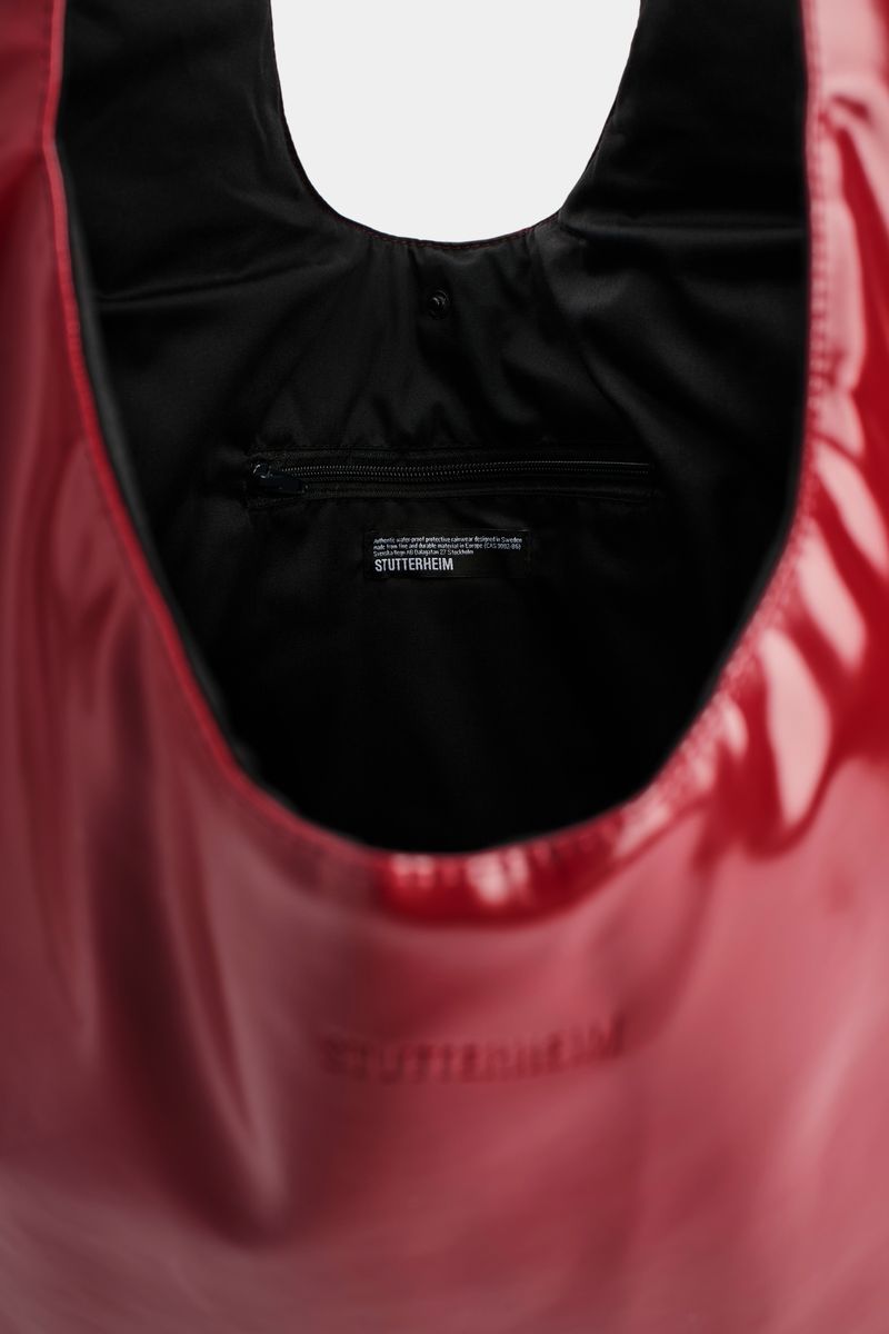 Stutterheim Svea Puffer Bag Opal Burgundy