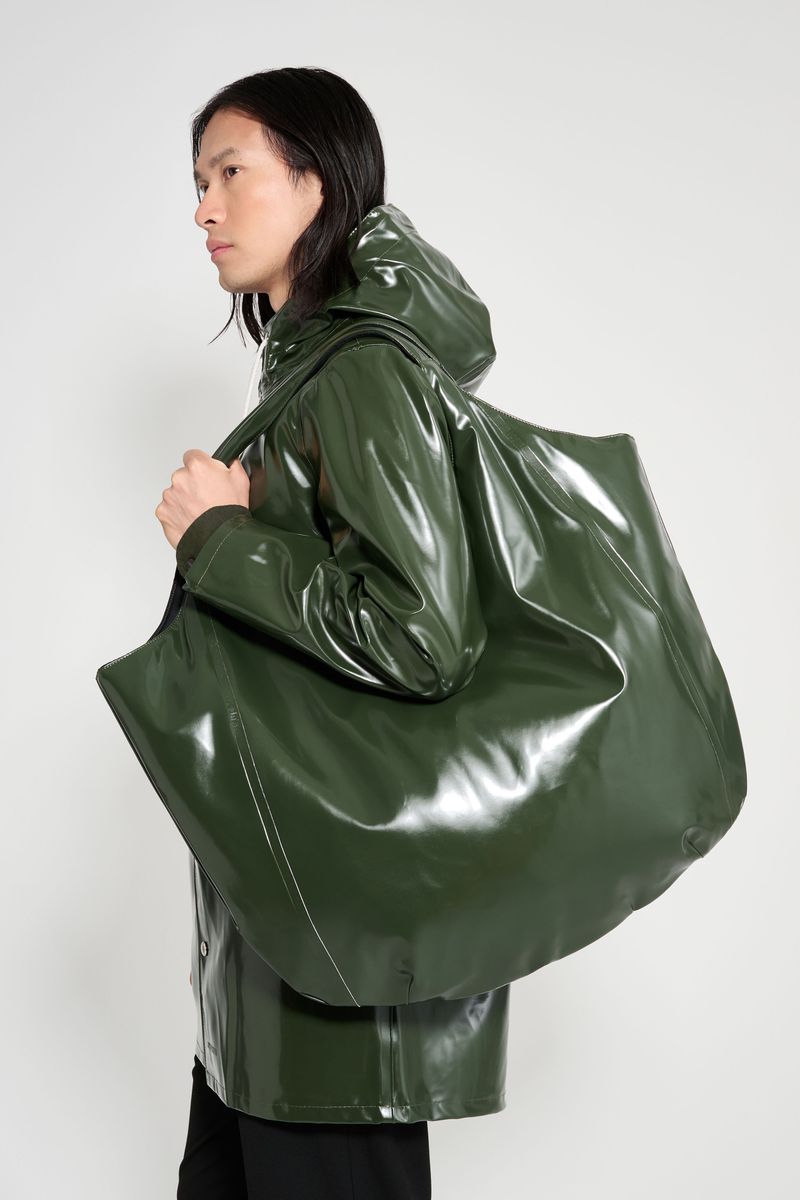 Stutterheim Svea Puffer Bag Opal Green