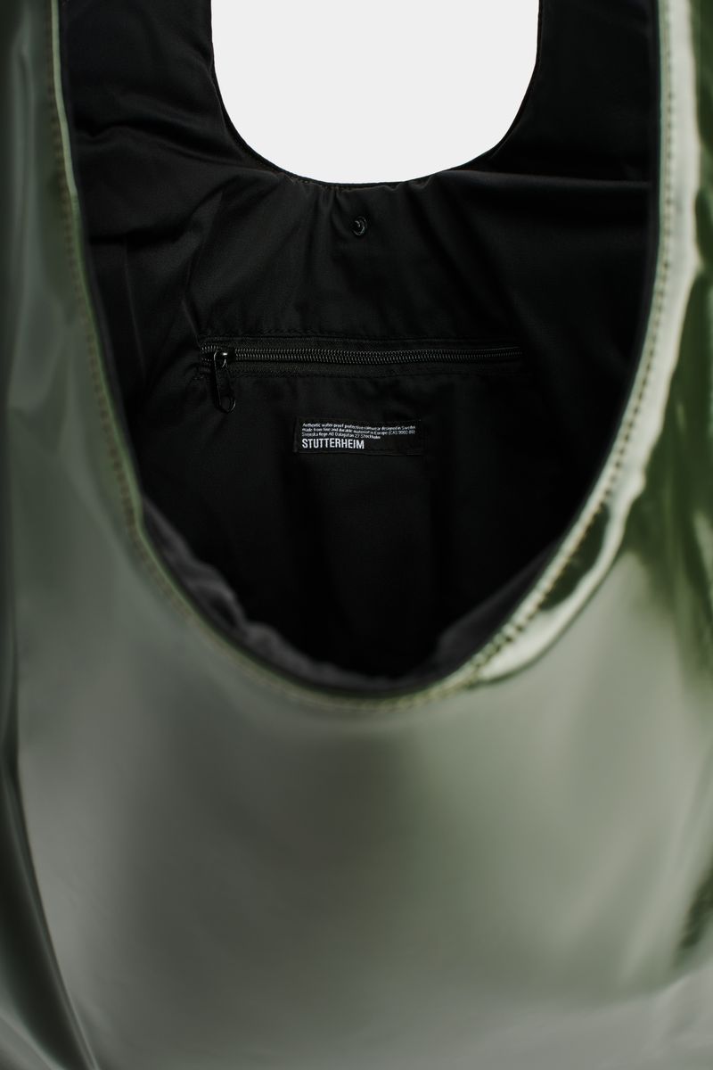 stutterheim Svea Puffer Bag Opal Green