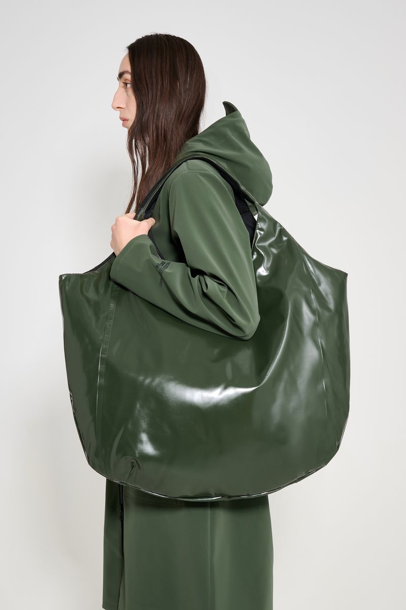 Stutterheim Svea Puffer Bag Opal Green