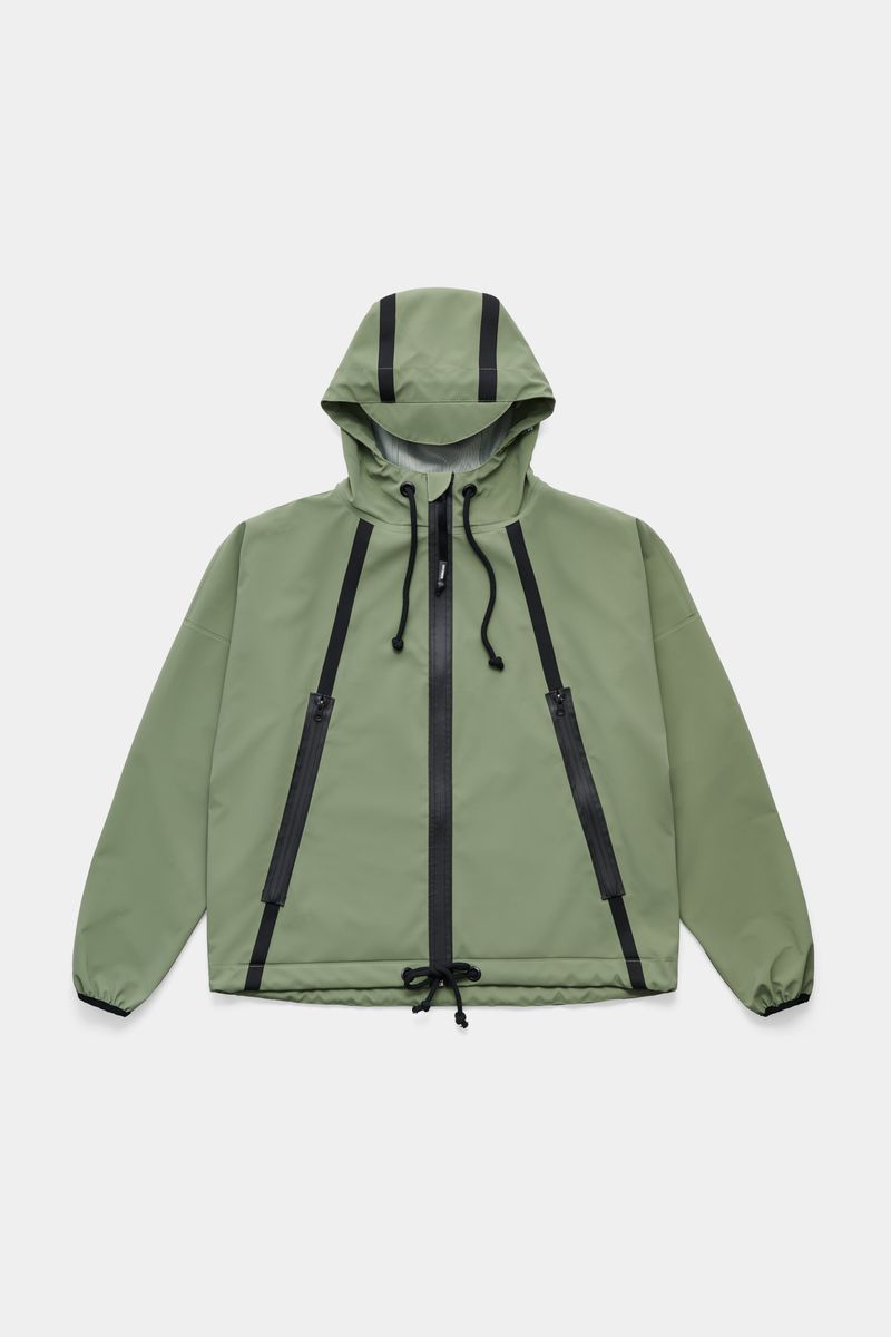 stutterheim Traneberg Tape Jacket Dry Green