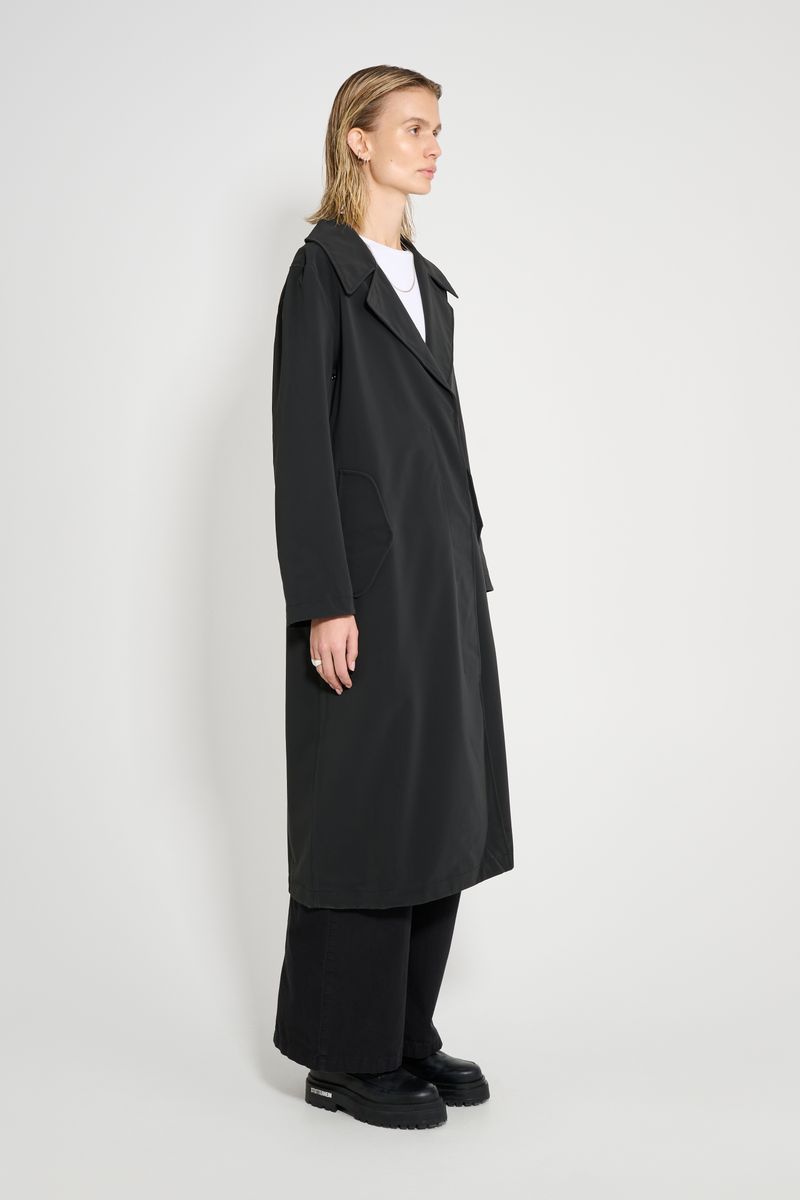 Stutterheim Wayfair Trench Coat Black