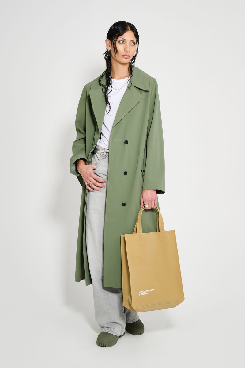 Stutterheim Wayfair Trench Coat Dry Green
