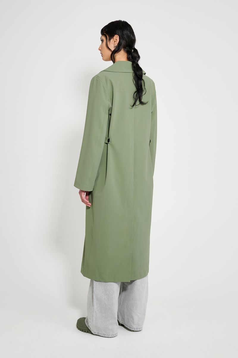 Stutterheim Wayfair Trench Coat Dry Green