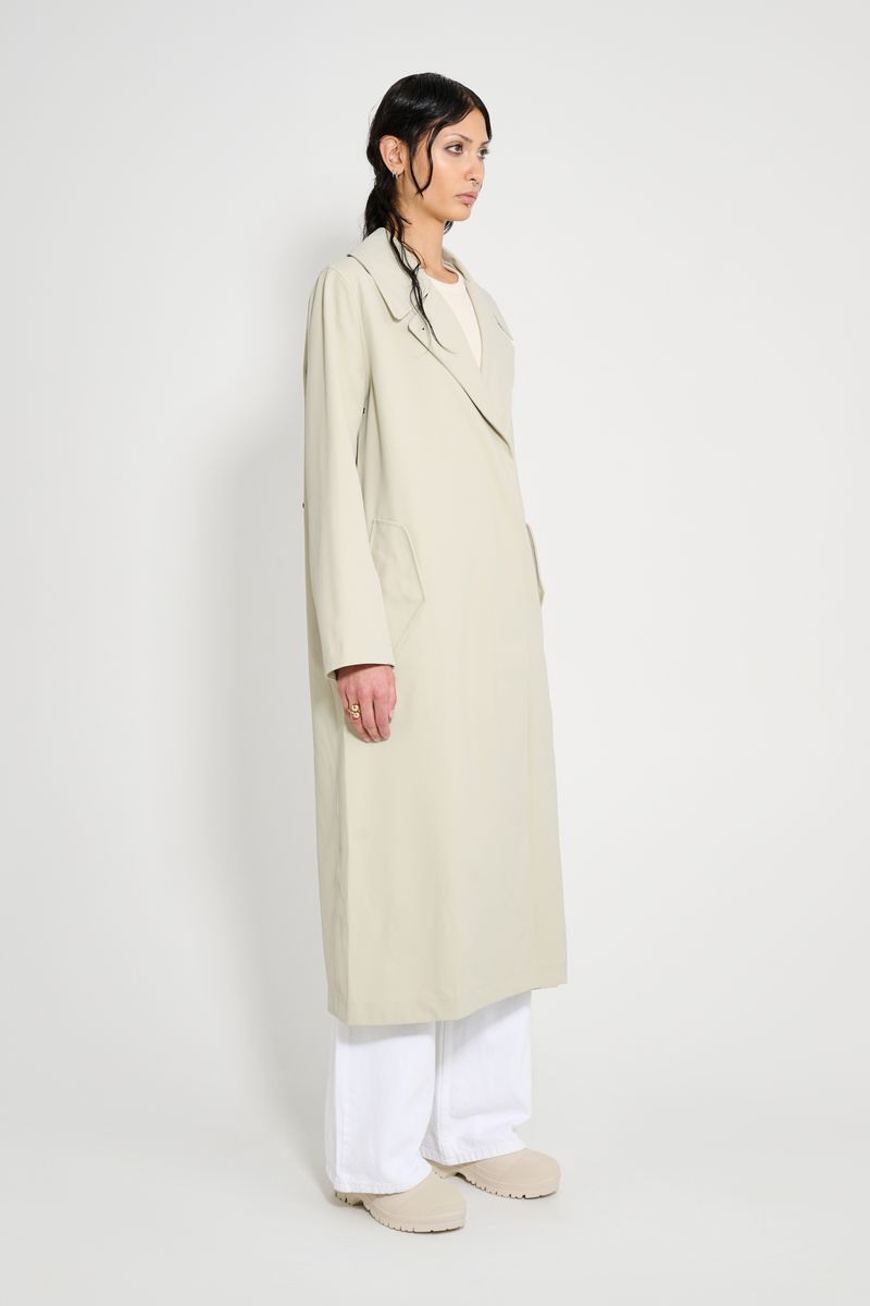 Stutterheim Wayfair Trench Coat Pelican