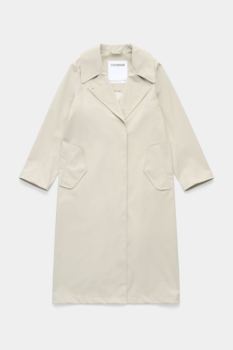 stutterheim Wayfair Trench Coat Pelican