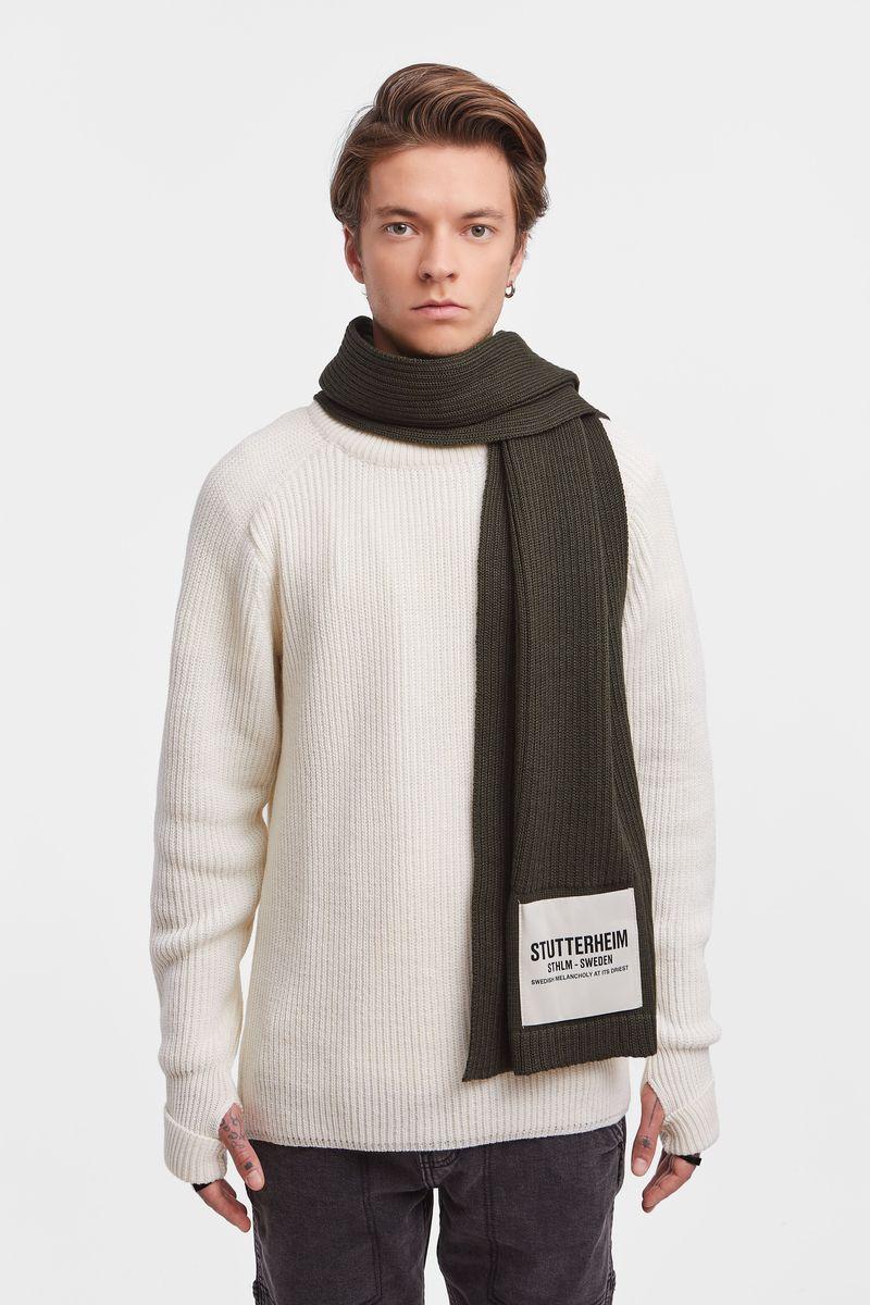 stutterheim Wrap Scarf Green