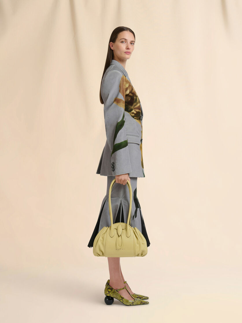 Stutterheim X Marni Acid Green Tulipea Shoulder Bag