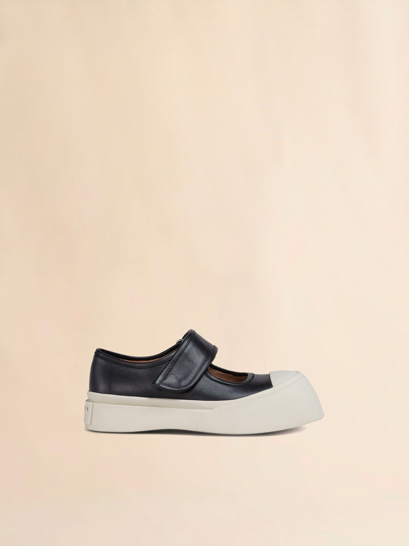 stutterheim x marni Black nappa leather Mary Jane sneaker