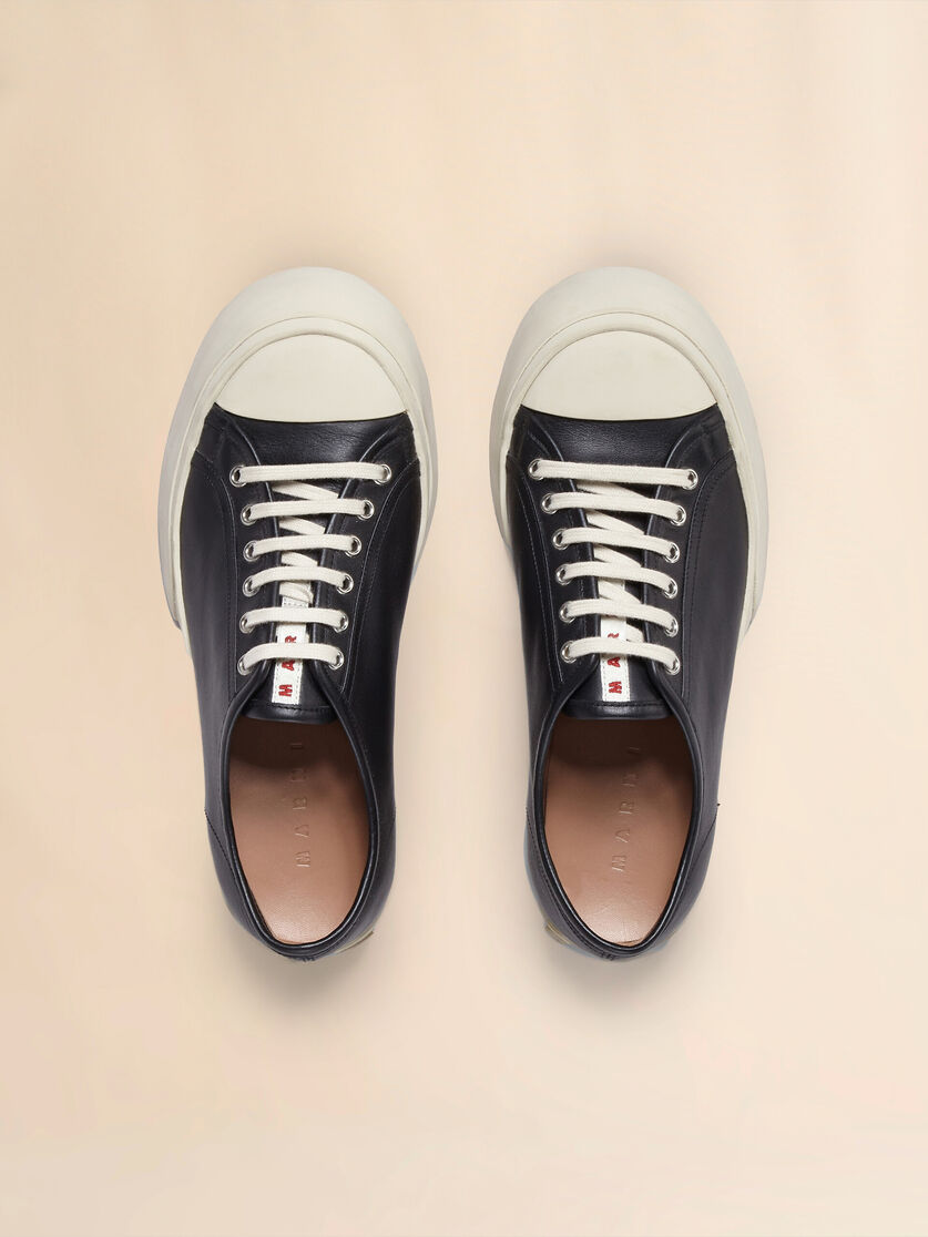 Stutterheim X Marni Black Nappa Leather Pablo Lace-up Sneaker