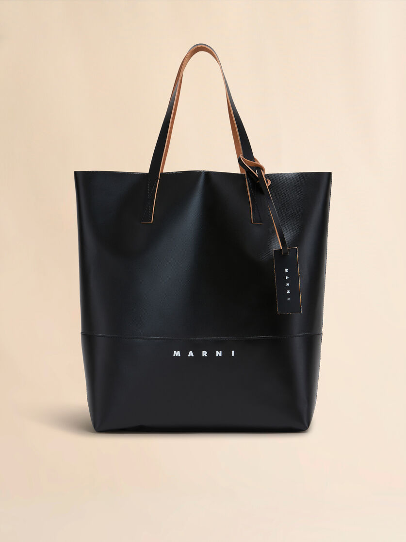 stutterheim x marni Black open shopper with Marni tag